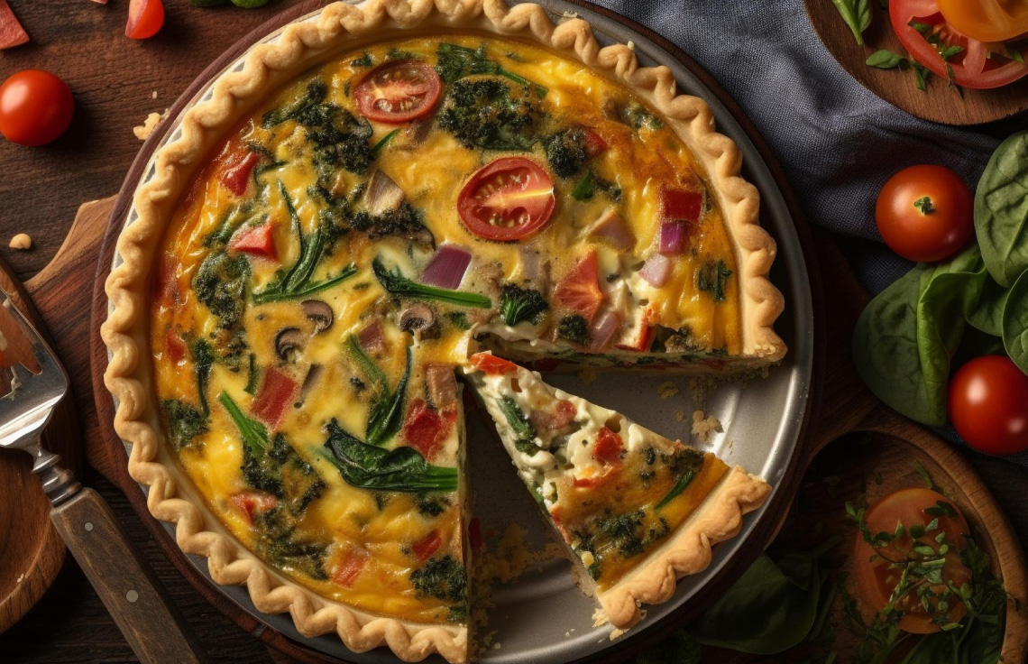 Spargelküchlein, Spargel Quiche
